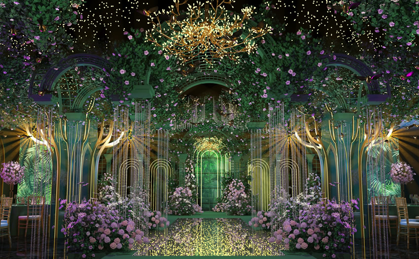 和田奇妙森林婚礼堂效果展示