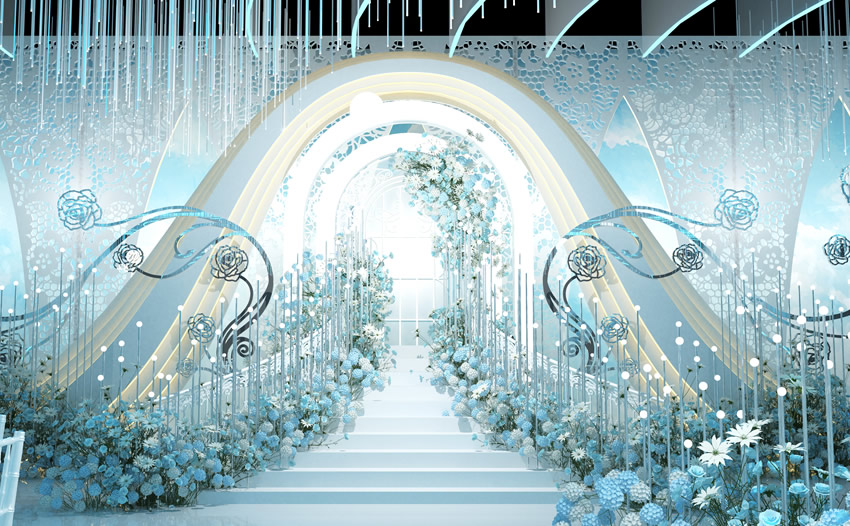 和田釡香烙馍村水晶厅效果展示